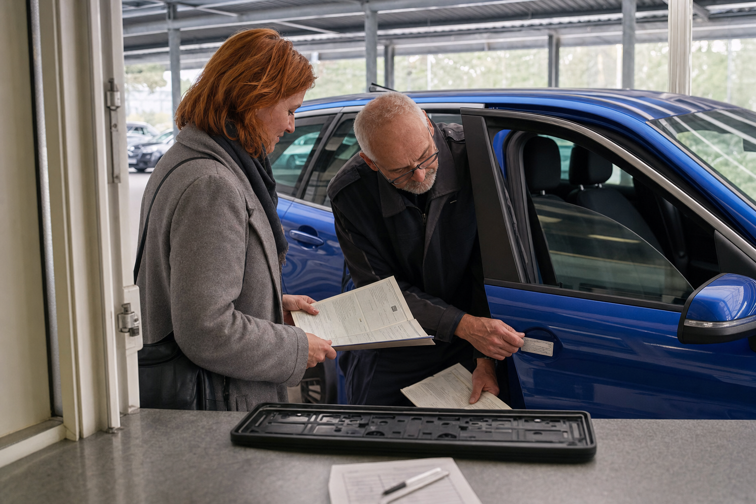Comparison of Czech vehicle documents, the VIN and export details