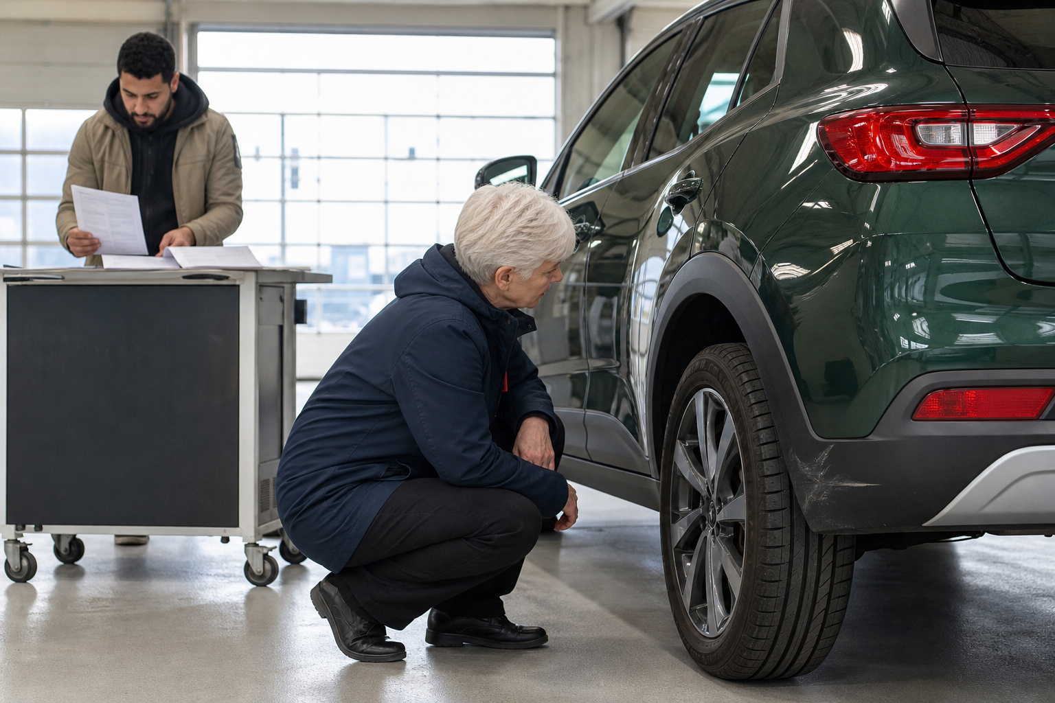 Bewertung des Zustands eines Fahrzeugs und dänische Ausfuhrbewertungsunterlagen