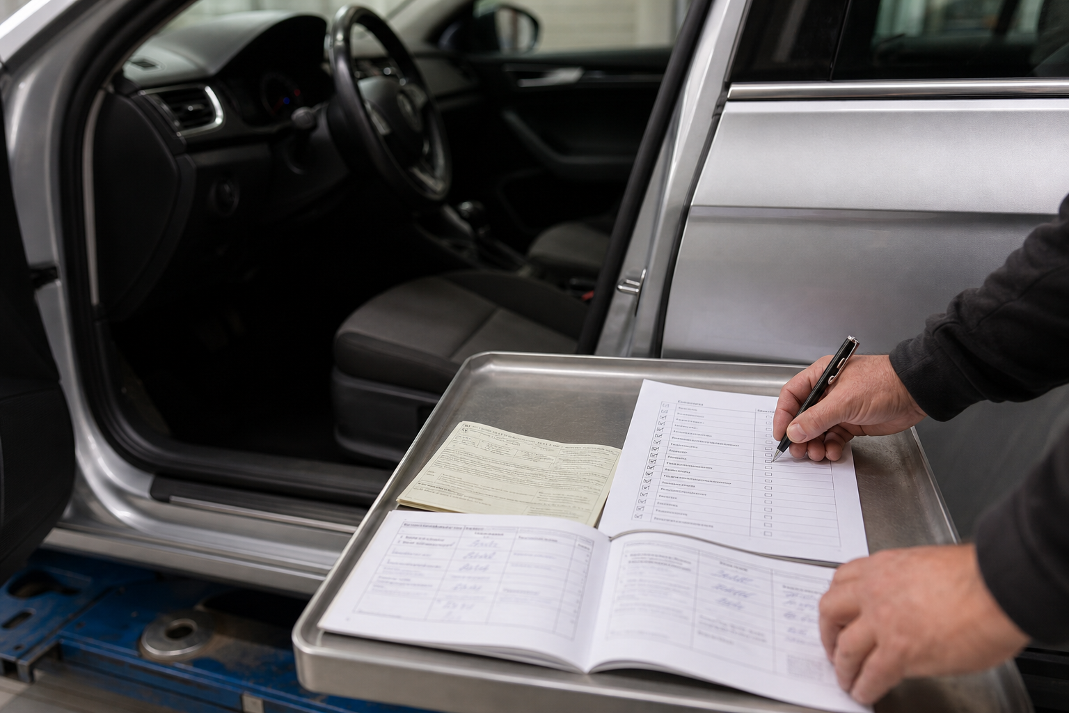 Vehicle documents, VIN and inspection plan for a car being bought in Germany