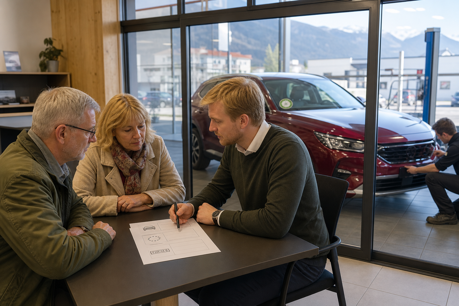 Überprüfung des Preises, der NoVA und des technischen Zustands eines in Österreich gekauften Autos