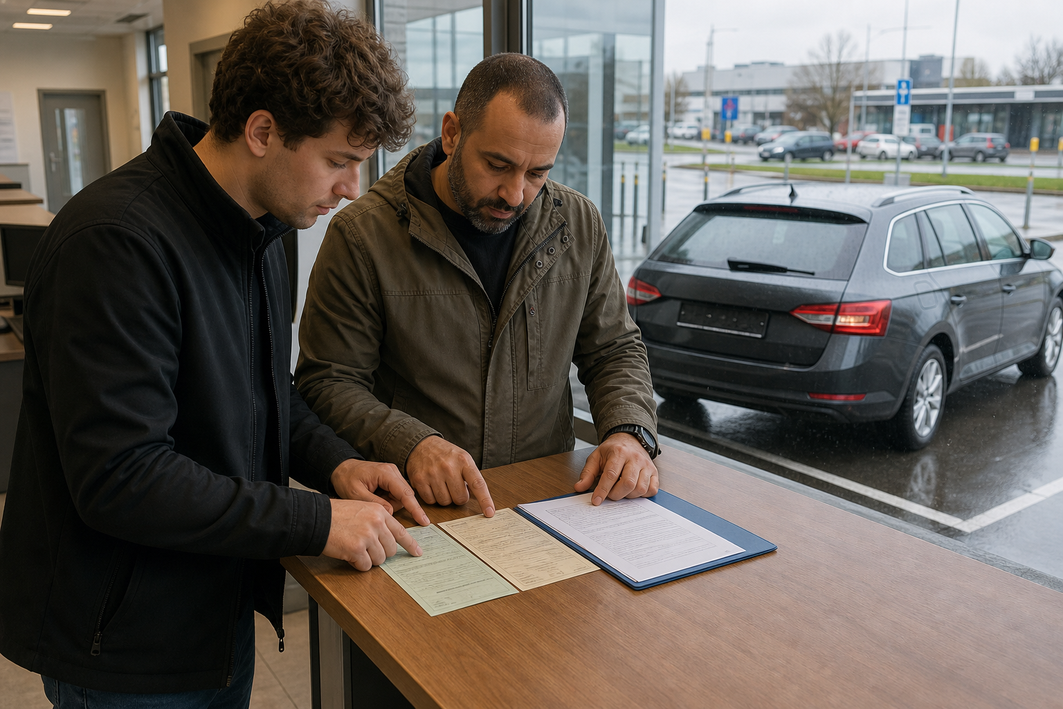 Comparing Czech registration documents before exporting a car to Poland