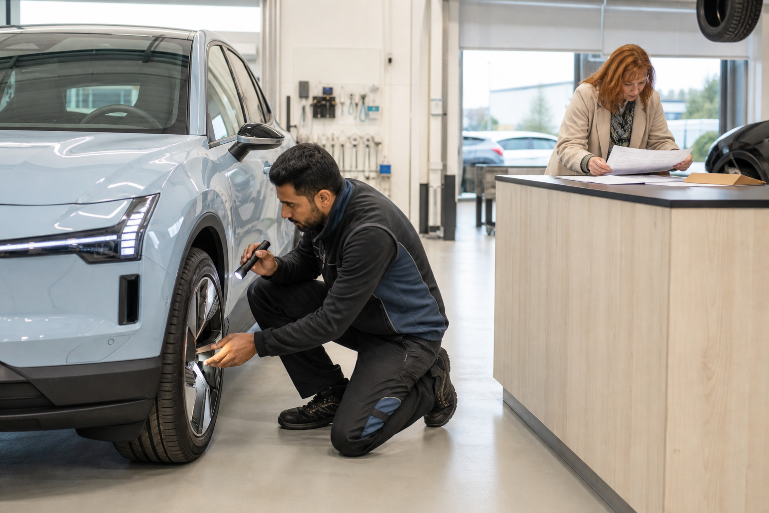 Technische Bewertung und Ausfuhrsteuerberechnung für ein Auto in Dänemark