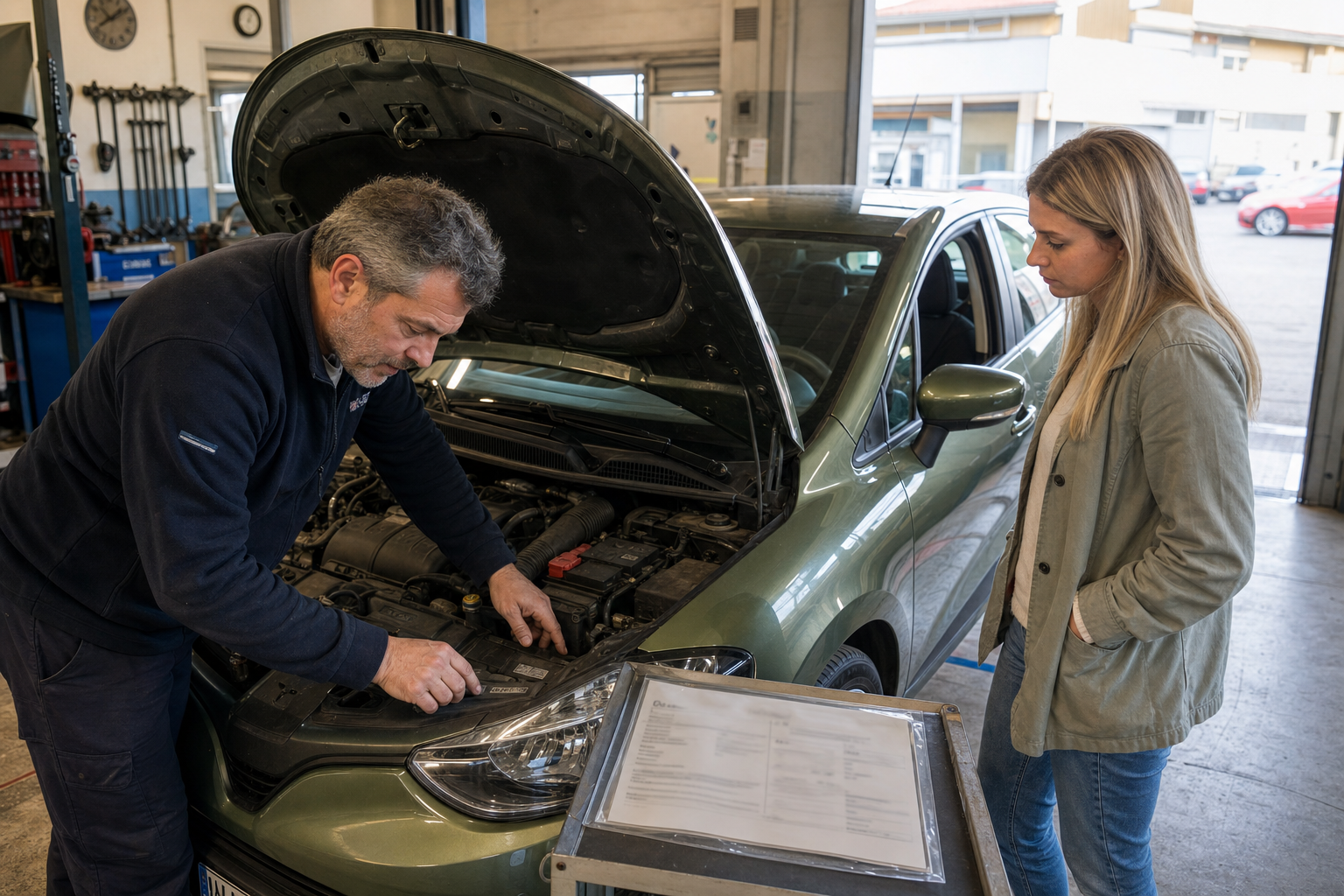 Überprüfung des PRA-Dokuments und des technischen Zustands eines in Italien gekauften Autos
