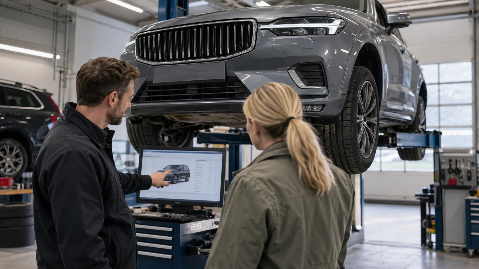 Technische Prüfung und Kontrolle der Fahrzeugunterlagen beim Autokauf in Schweden
